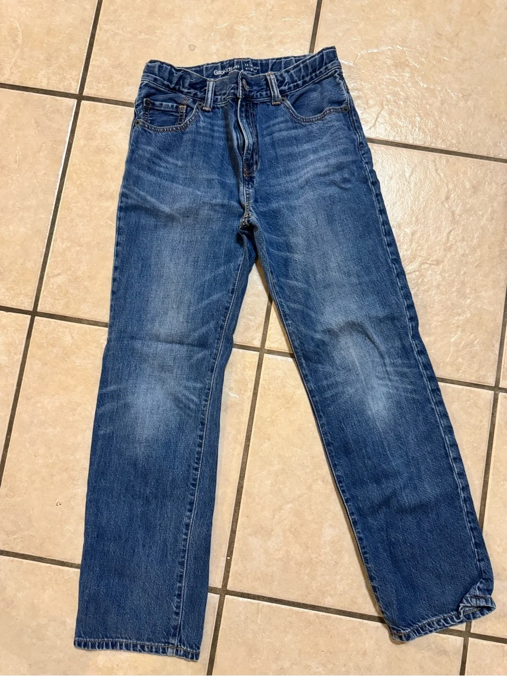 GAP Medium Blue Relaxed Straight Jeans